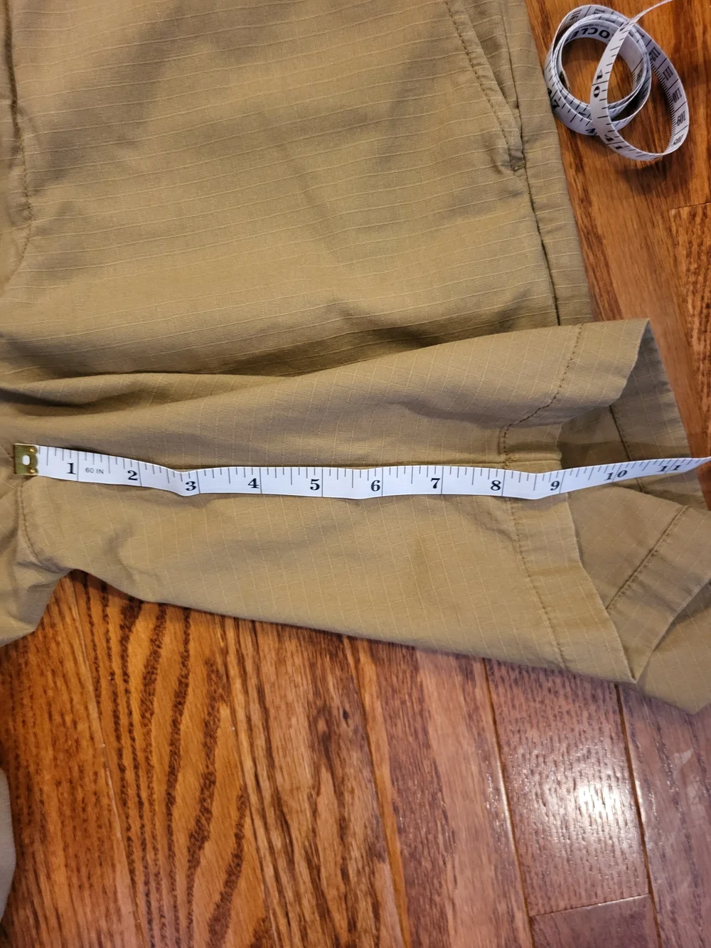 Barbour Shorts Mens Medium Khaki Roller Ripstop Elastic Waist Drawstring